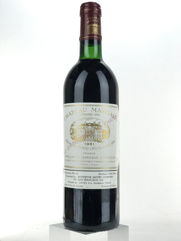 1981 Chateau Margaux, Margaux, Bottle (750ml)