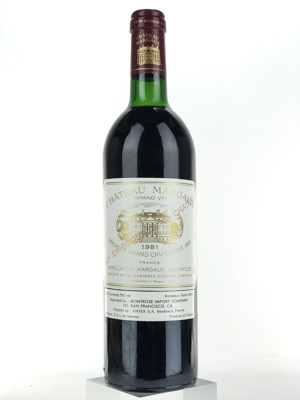 1981 Chateau Margaux, Margaux [Top Shoulder], Bottle (750ml)