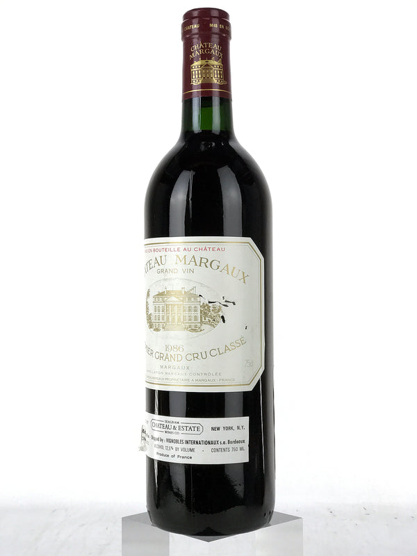 1986 Chateau Margaux, Margaux, Bottle (750ml) [Nicked Label]