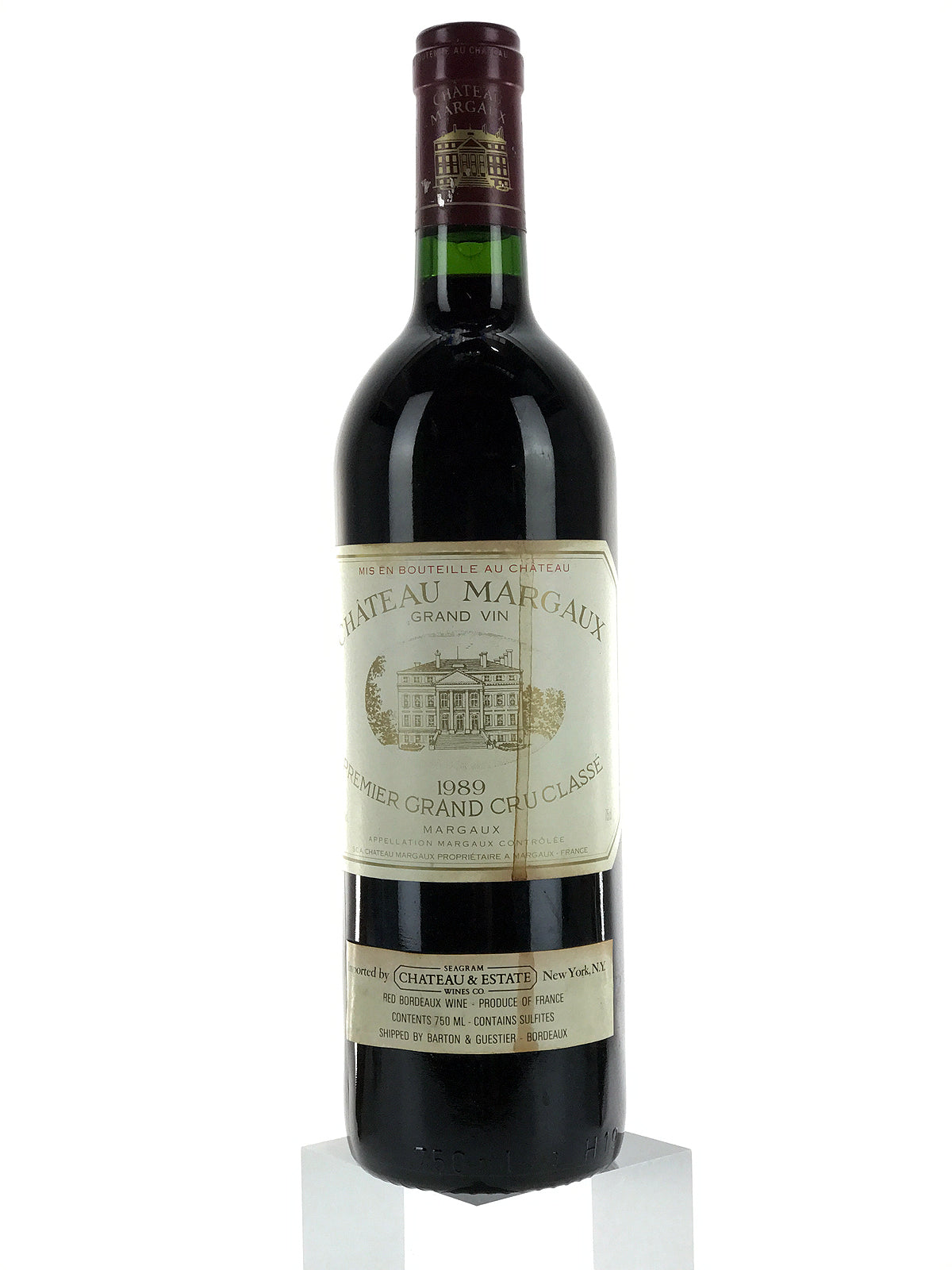 1989 Chateau Margaux, Margaux, Bottle (750ml) [Wine Stained Label]