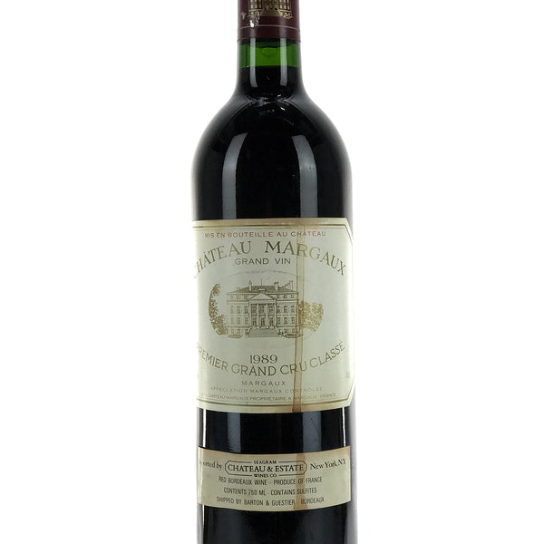 1989 Chateau Margaux, Margaux, Bottle (750ml) [Wine Stained Label]