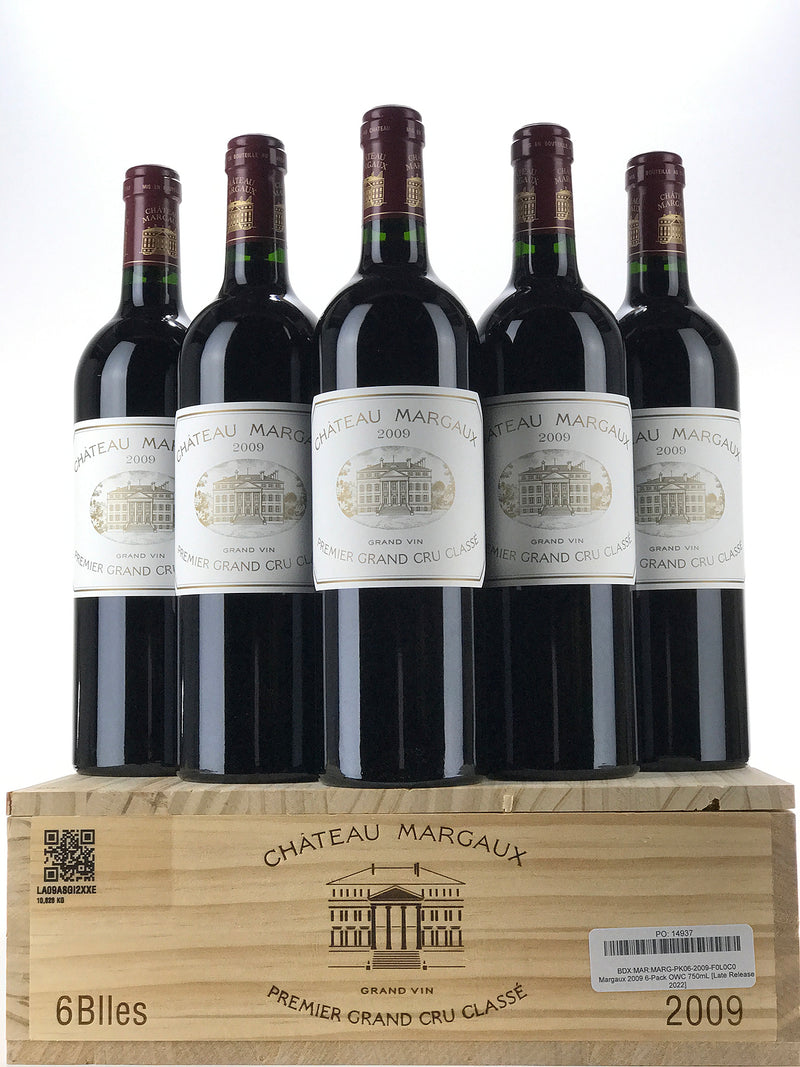 2009 Chateau Margaux, Margaux  [Late Release 2022], Case of 6 btls