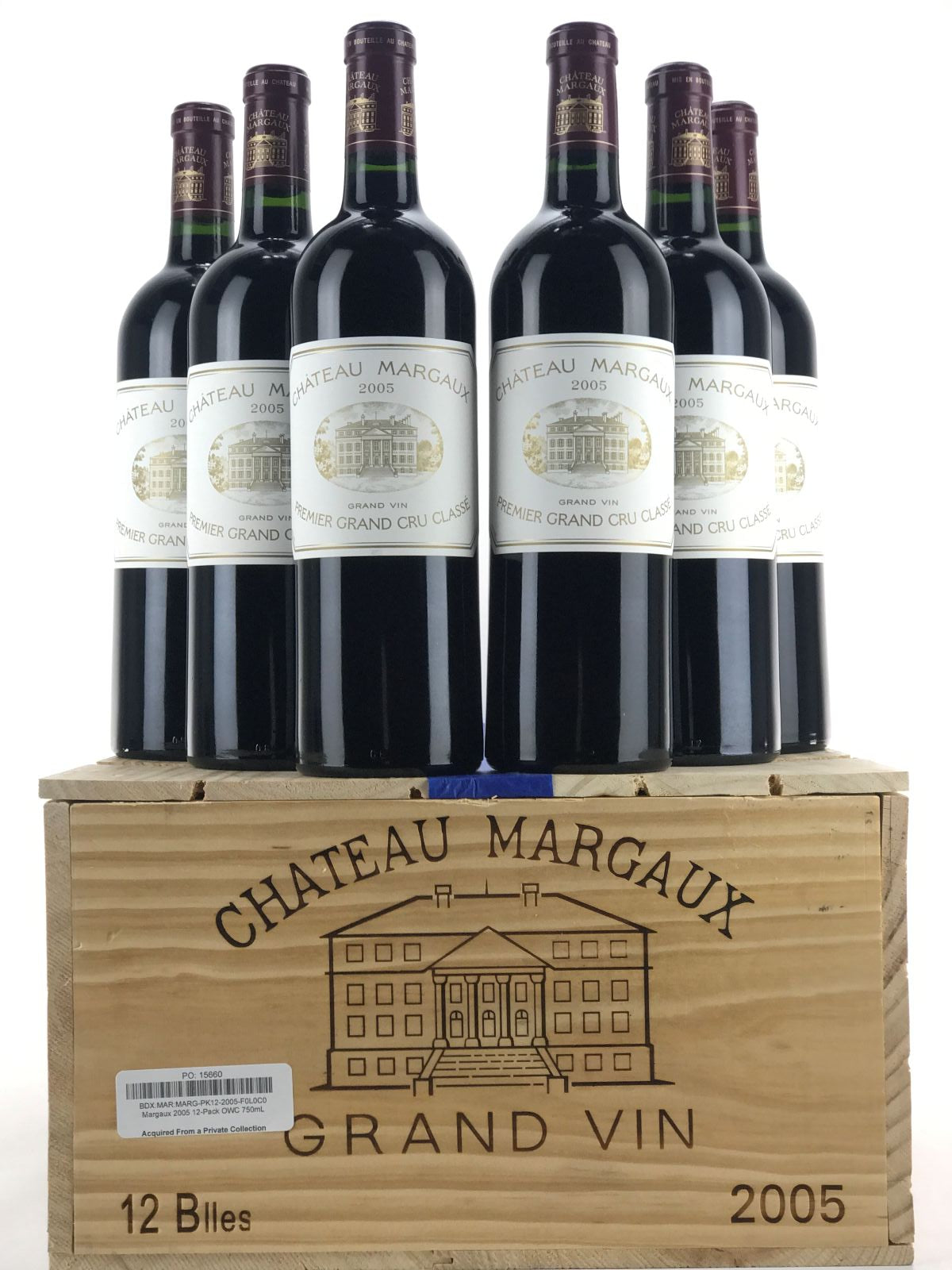 シャトーマルゴー　2005 Château Margaux 2005 Chateau Margaux, Margaux, Case of 12 btls