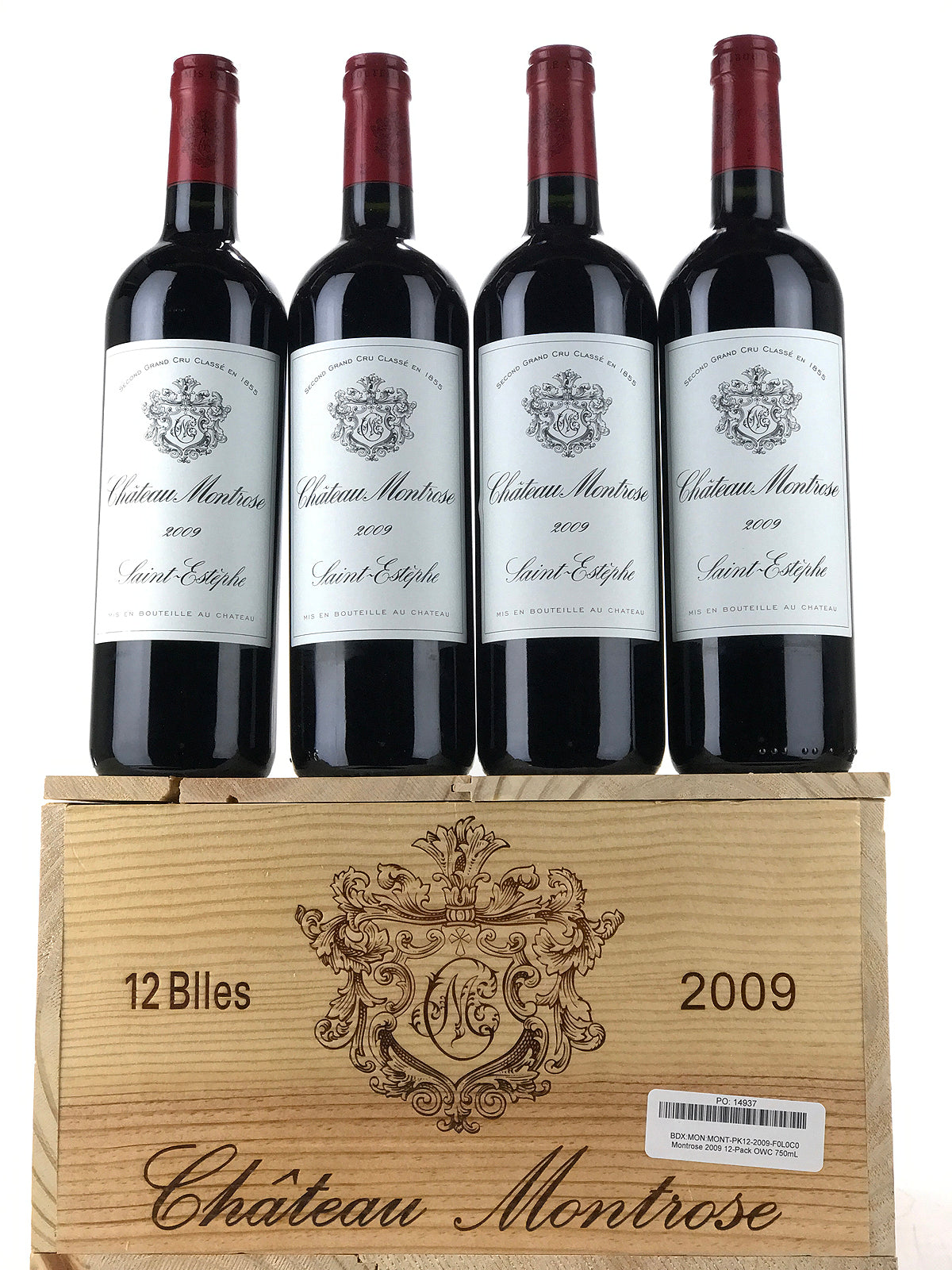 2009 Chateau Montrose, Saint-Estephe, Case of 12 btls