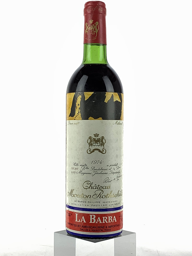 1974 Chateau Mouton Rothschild, Pauillac, Bottle (750ml)