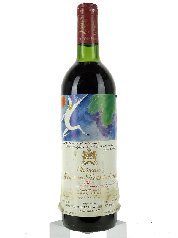 1982 Chateau Mouton Rothschild, Pauillac [Top Shoulder, Slightly Soiled Label], Bottle (750ml)