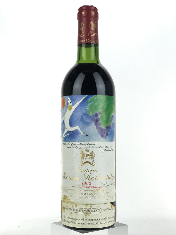 1982 Chateau Mouton Rothschild, Pauillac [Top Shoulder, Slightly Soiled Label], Bottle (750ml)