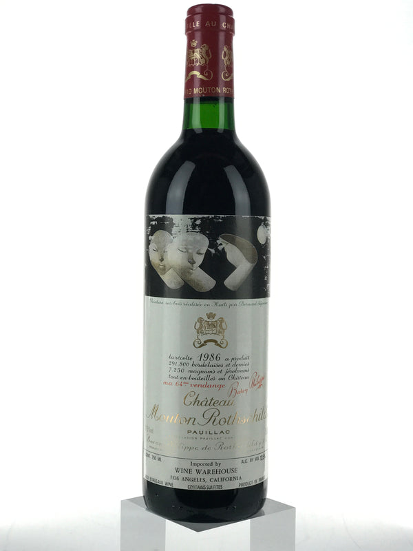 1986 Chateau Mouton Rothschild, Pauillac, Bottle (750ml) [Slightly Scuffed Label]