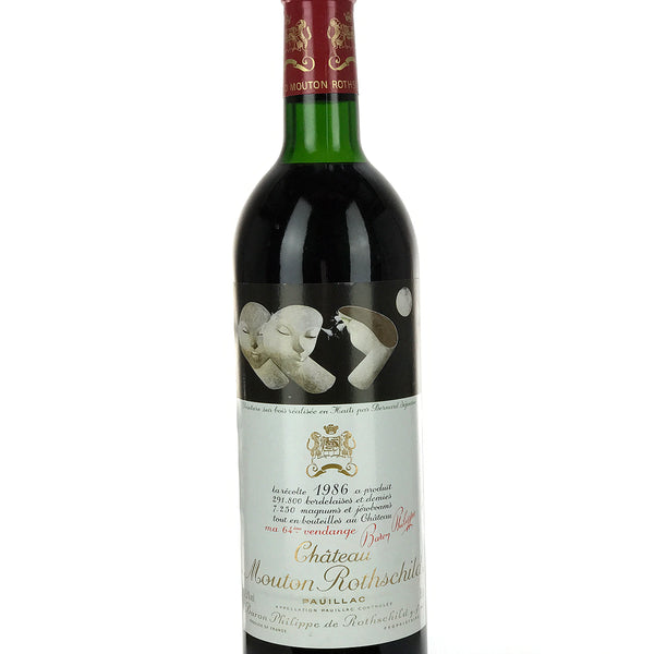 Château Mouton Rothschild 1986 赤ワイン 1986 Chateau Mouton Rothschild, Pauillac, Bottle (750ml) [Top Shoulder