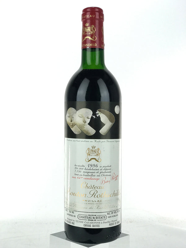 1986 Chateau Mouton Rothschild, Pauillac, Bottle (750ml) [Top Shoulder]
