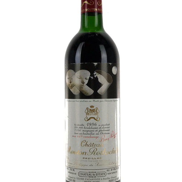 1986 Chateau Mouton Rothschild, Pauillac, Bottle (750ml) [Top Shoulder
