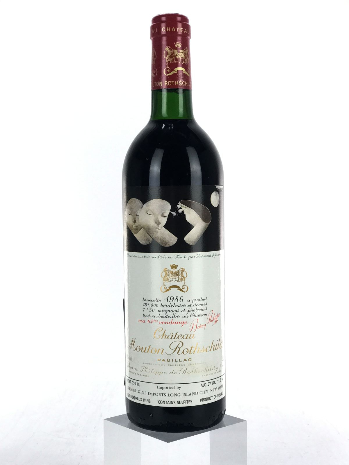 Château Mouton Rothschild 1986 赤ワイン 1986 Chateau Mouton Rothschild, Pauillac, Bottle (750ml) [Top Shoulder