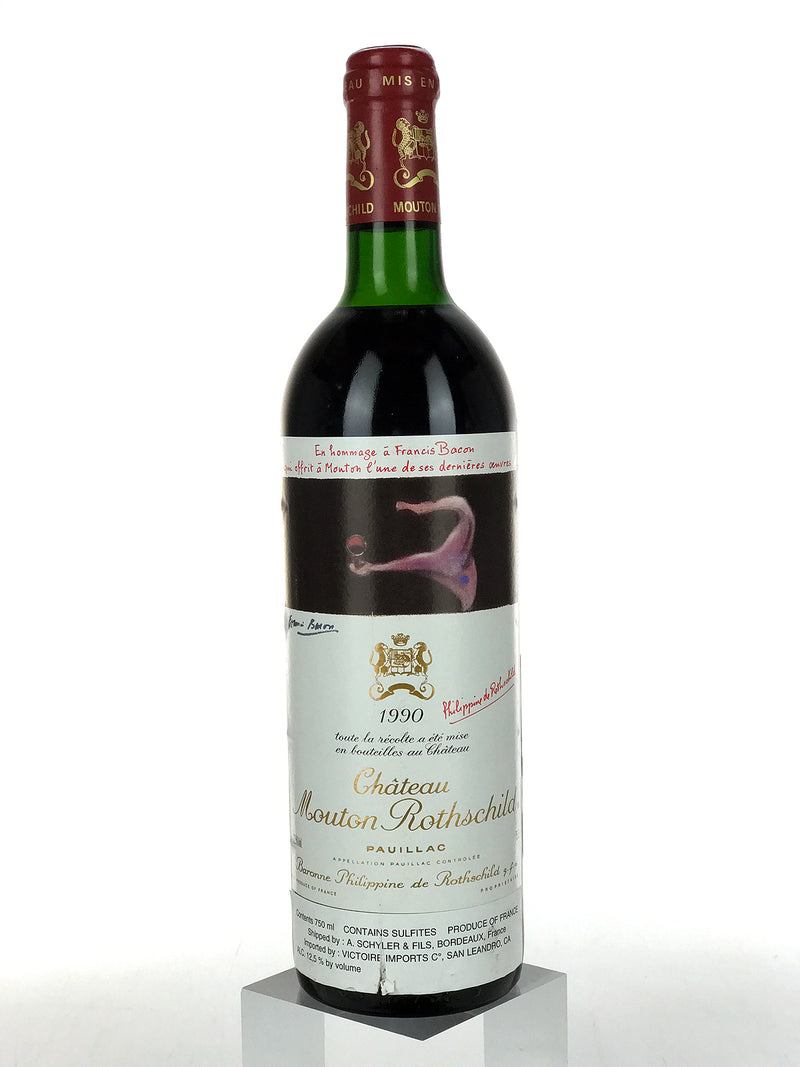 Château Mouton Rothschild 1990 750ml 1990 Chateau Mouton Rothschild, Pauillac, Bottle (750ml) [Top Shoulder