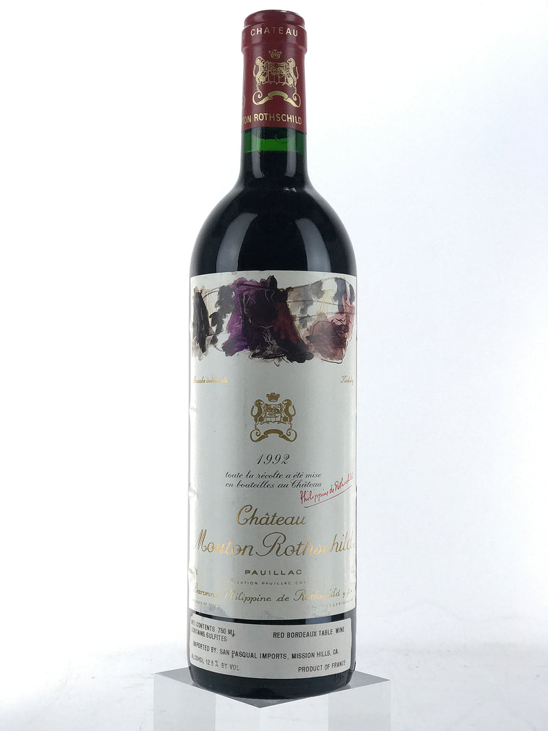 1992 Chateau Mouton Rothschild, Pauillac, Bottle (750ml)