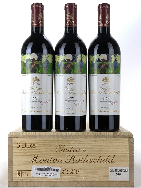 2020 Chateau Mouton Rothschild, Pauillac, Case of 3 btls