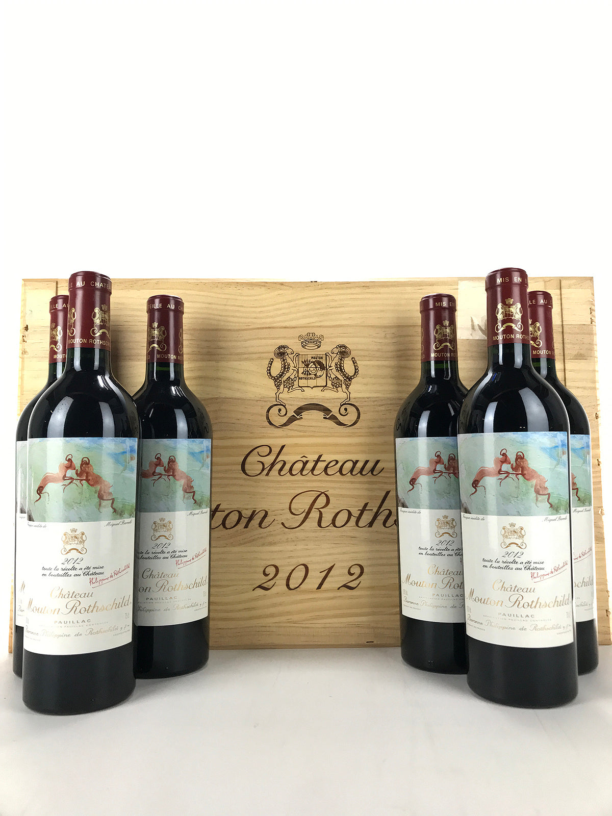 2012 Chateau Mouton Rothschild, Pauillac, Case of 6 btls, [Banded]