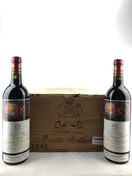 1998 Chateau Mouton Rothschild, Pauillac, Case of 12 btls