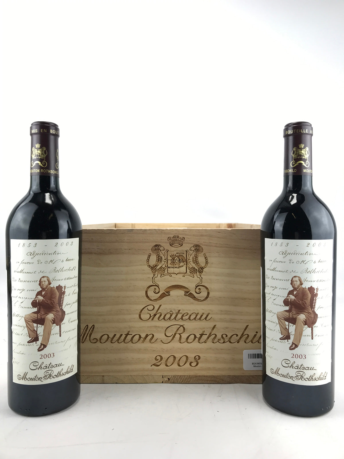 2003 Chateau Mouton Rothschild, Pauillac, Case of 12 btls