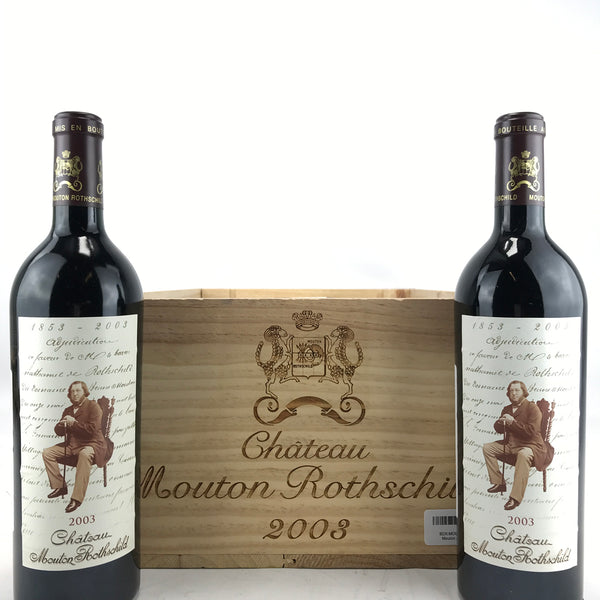 2003 Chateau Mouton Rothschild, Pauillac, Case of 12 btls