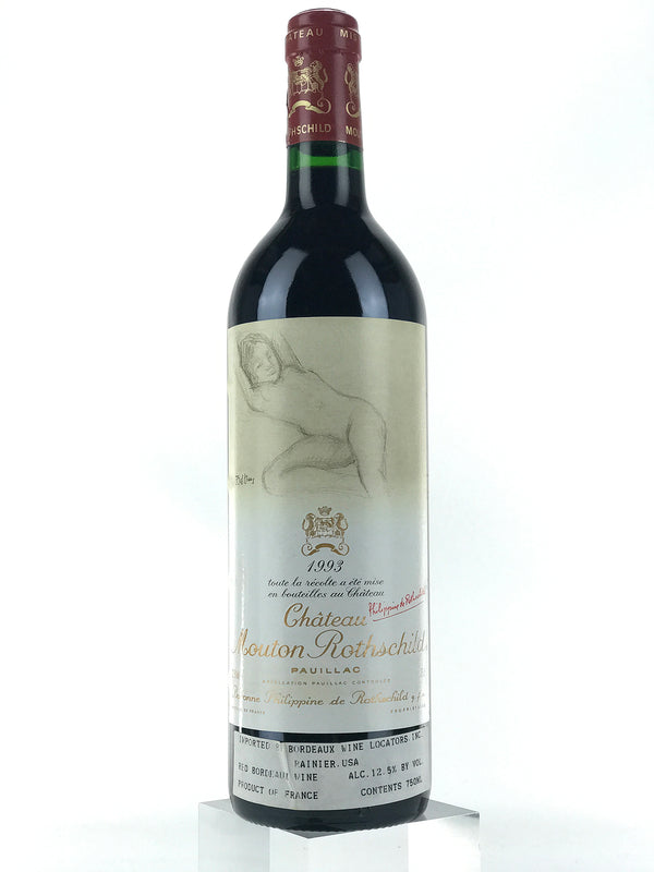 1993 Chateau Mouton Rothschild, Pauillac, Bottle (750ml) [Naked Lady]