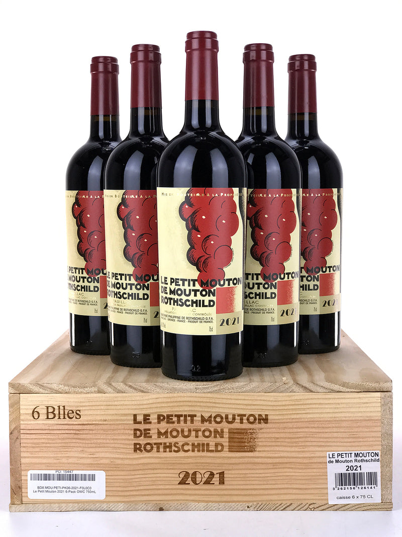 2021 Le Petit Mouton de Mouton Rothschild, Pauillac, Case of 6 btls