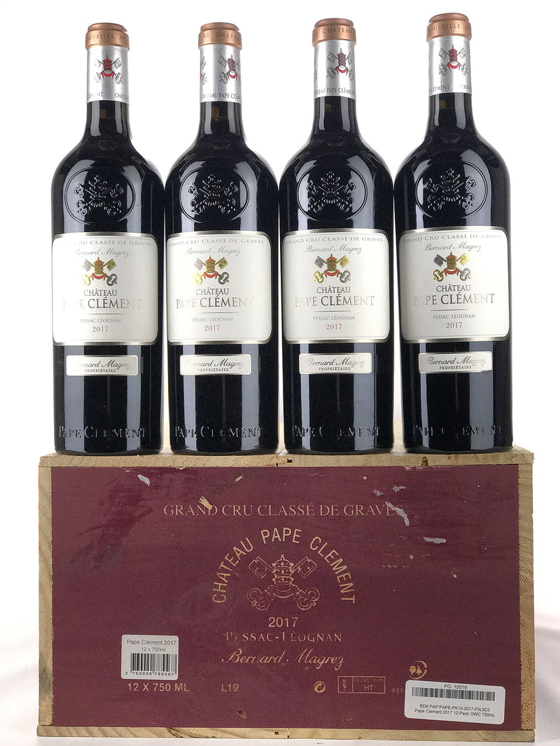 2017 Chateau Pape Clement Cru Classe, Pessac-Leognan, Case of 12 btls