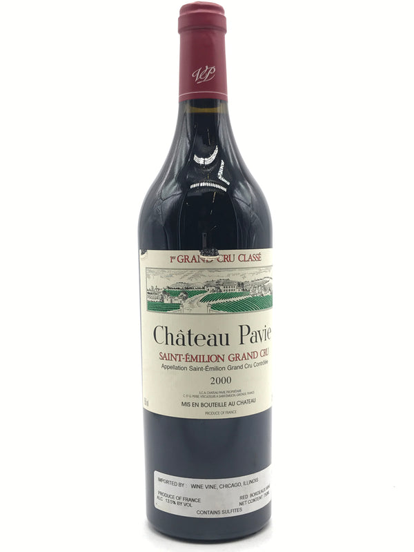 2000 Chateau Pavie, Saint-Emilion Grand Cru, Bottle (750ml) [Nicked Label]