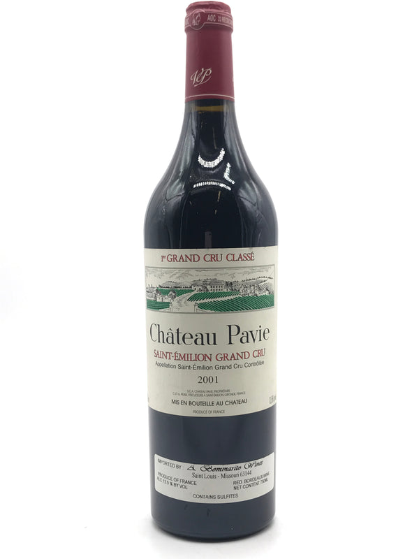 2001 Chateau Pavie, Premier Grand Cru Classe A, Saint-Emilion Grand Cru, Bottle (750ml)