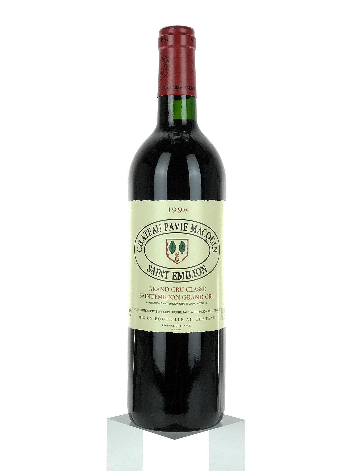 1998 Chateau Pavie Macquin, Saint-Emilion Grand Cru, Bottle (750ml)