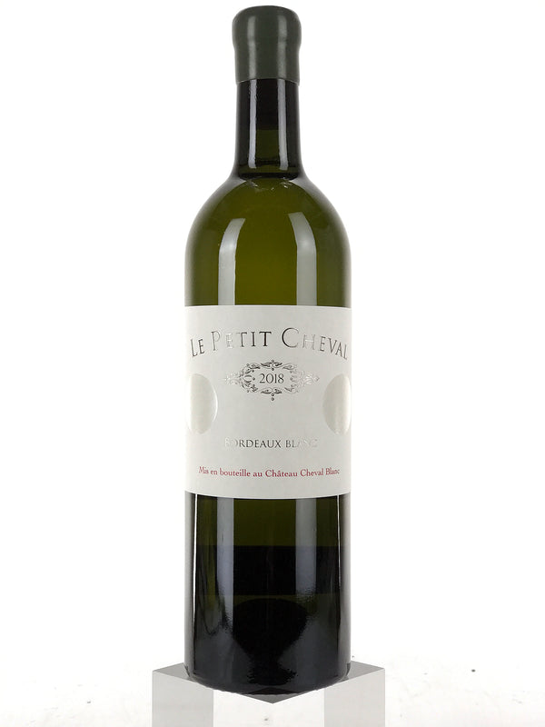 2018 Chateau Cheval Blanc, Le Petit Cheval Bordeaux Blanc, Bottle (750ml)