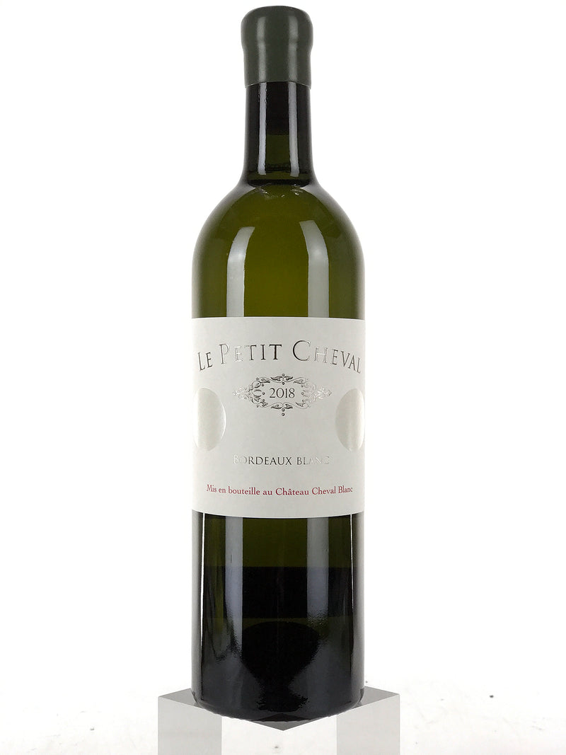 2018 Chateau Cheval Blanc, Le Petit Cheval Bordeaux Blanc, Bottle (750ml)