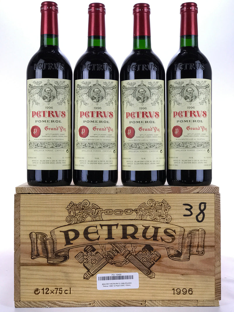 1996 Petrus Pomerol, Case of 12 btls