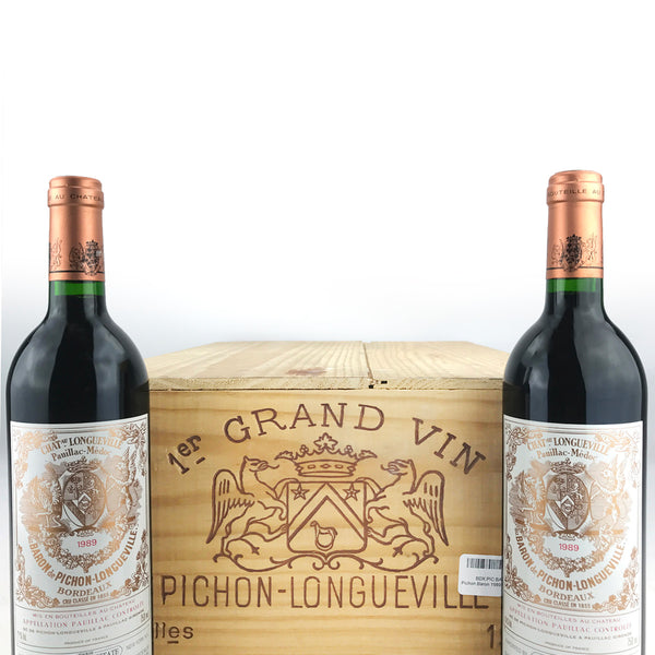 1989 Chateau Pichon-Longueville Baron, Pauillac, Case of 12 btls [WS #