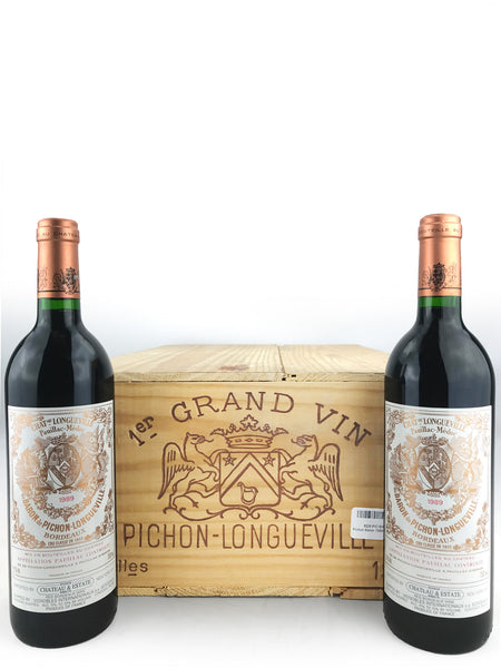 1989 Chateau Pichon-Longueville Baron, Pauillac, Case of 12 btls [WS #