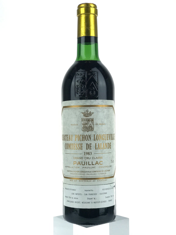 1983 Chateau Pichon Lalande, Pauillac, Bottle (750ml),  [Top Shoulder]