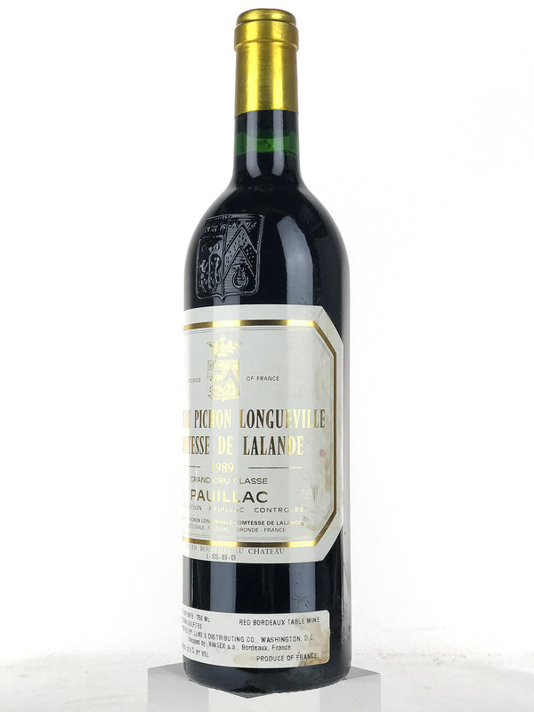 1989 Chateau Pichon Lalande, Pauillac, Bottle (750ml) [Slightly Soiled Label]