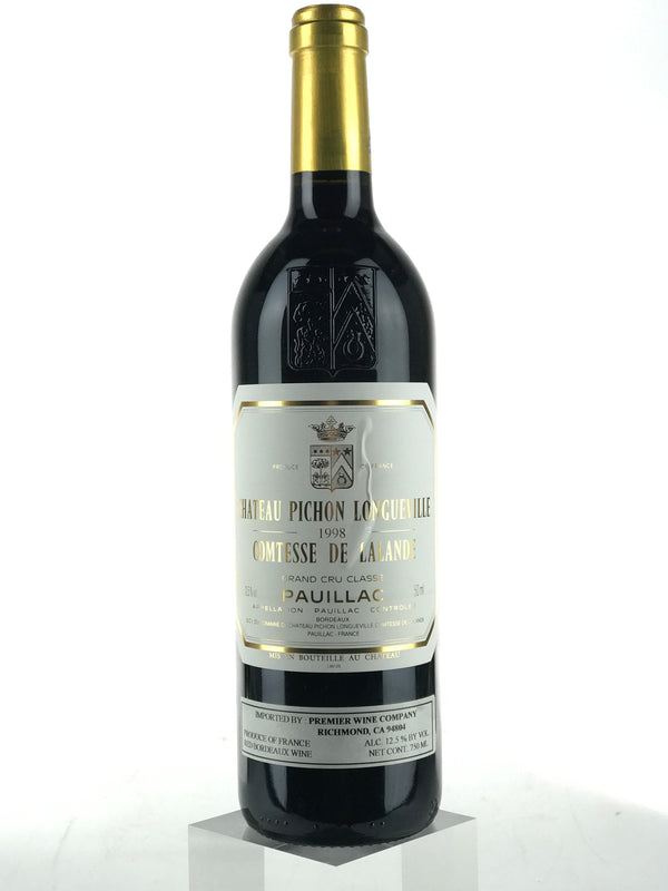 1998 Chateau Pichon Longueville Comtesse de Lalande, Pauillac, Bottle (750ml)