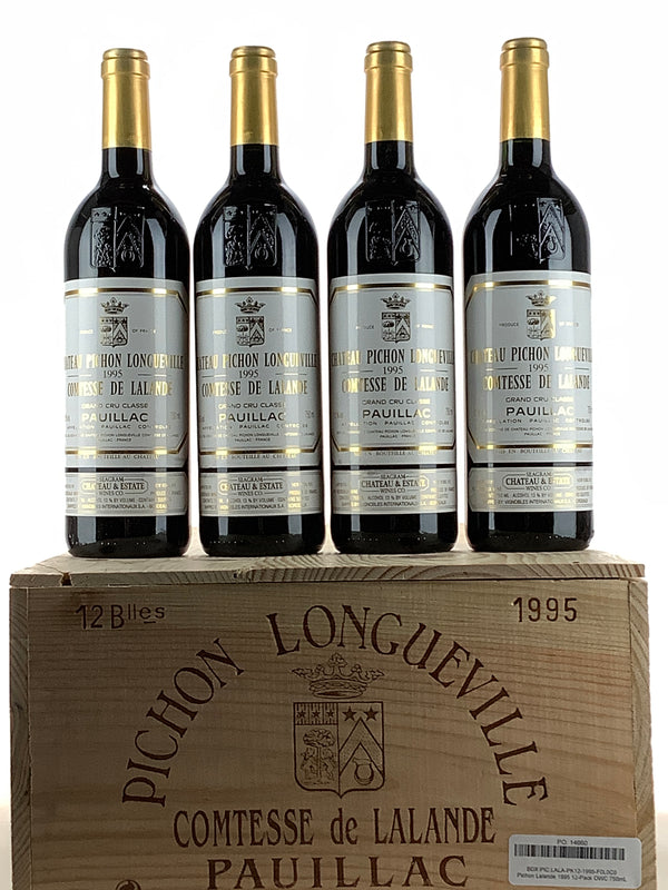 1995 Chateau Pichon Longueville Comtesse de Lalande, Pauillac, Case of 12 btls