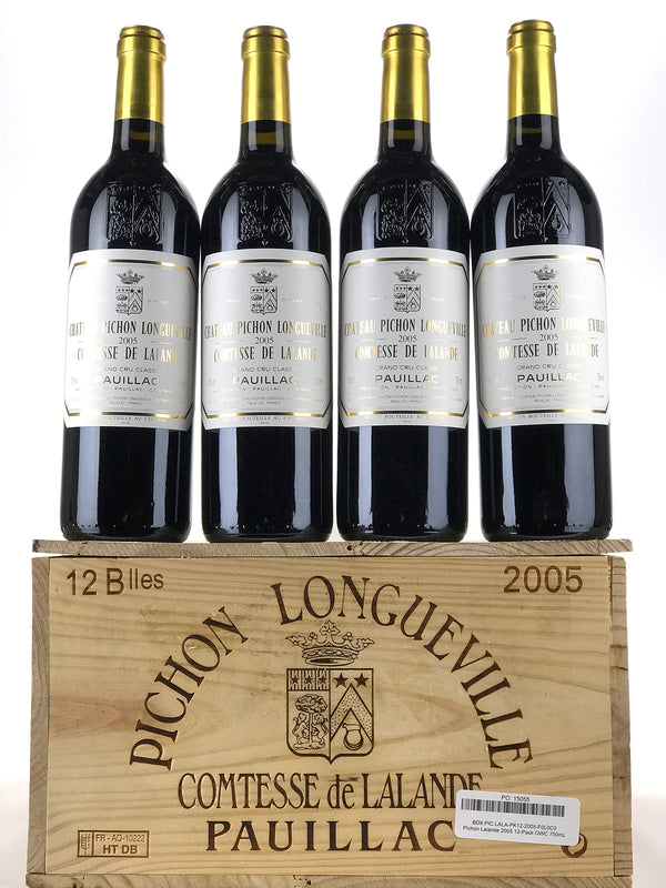 2005 Chateau Pichon Lalande, Pauillac, Case of 12 btls