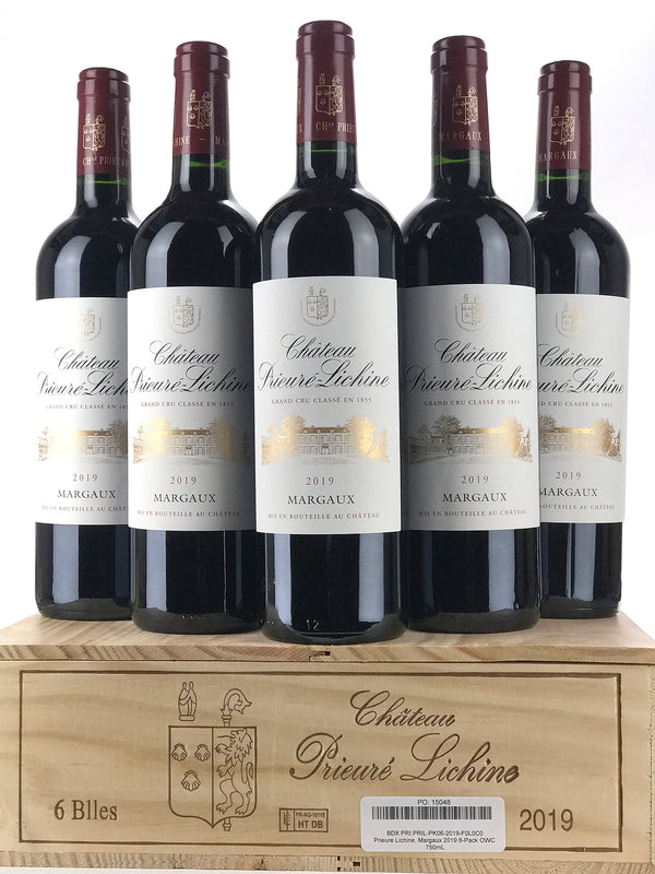 2019 Chateau Prieure-Lichine, Margaux [OWC], Case of 6 btls