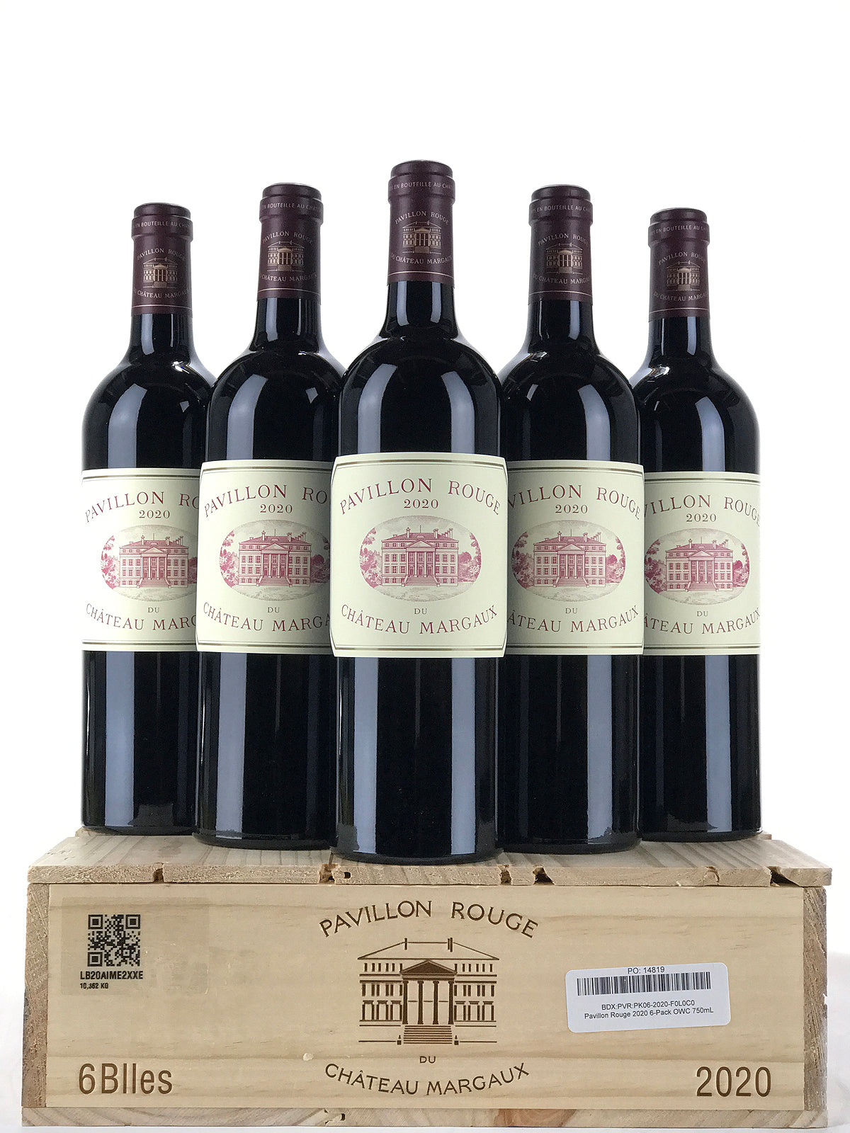 2020 Pavillon Rouge du Chateau Margaux, Margaux, Case of 6 Btls, [Band