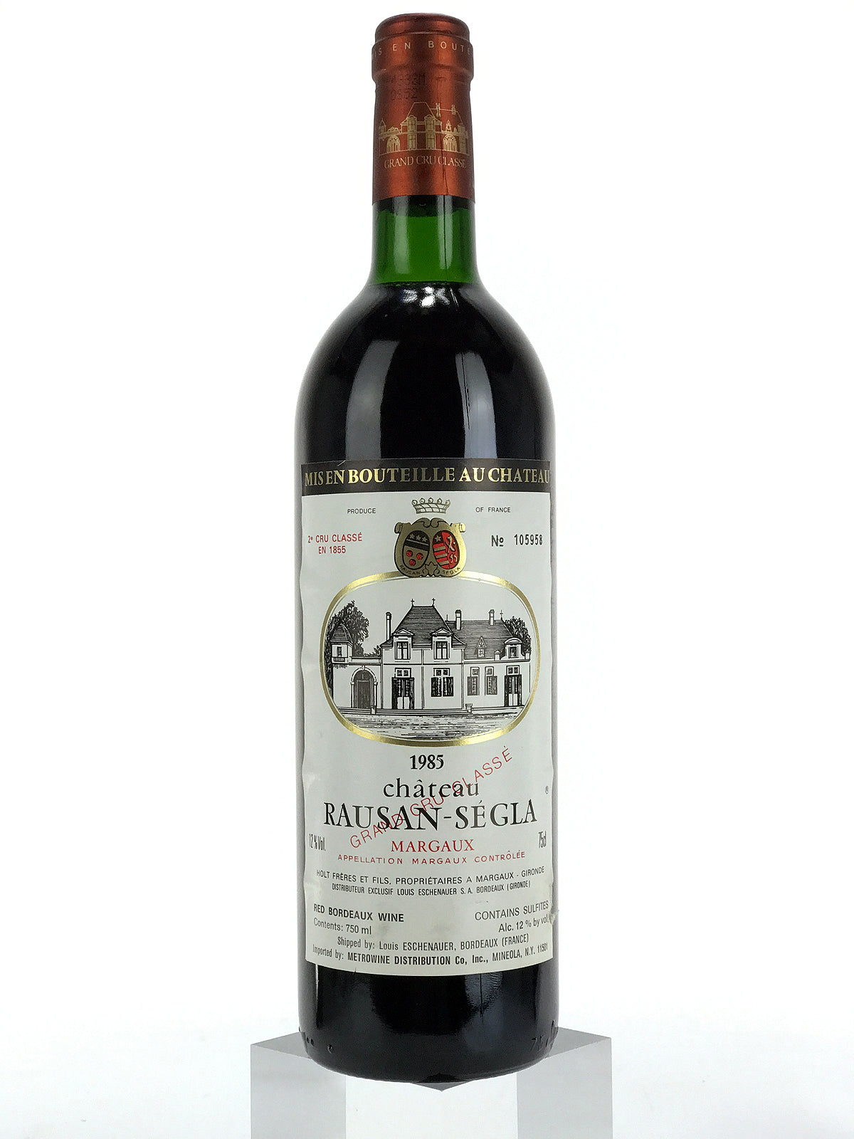 1985 Chateau Rauzan-Segla, Margaux, Bottle (750ml)