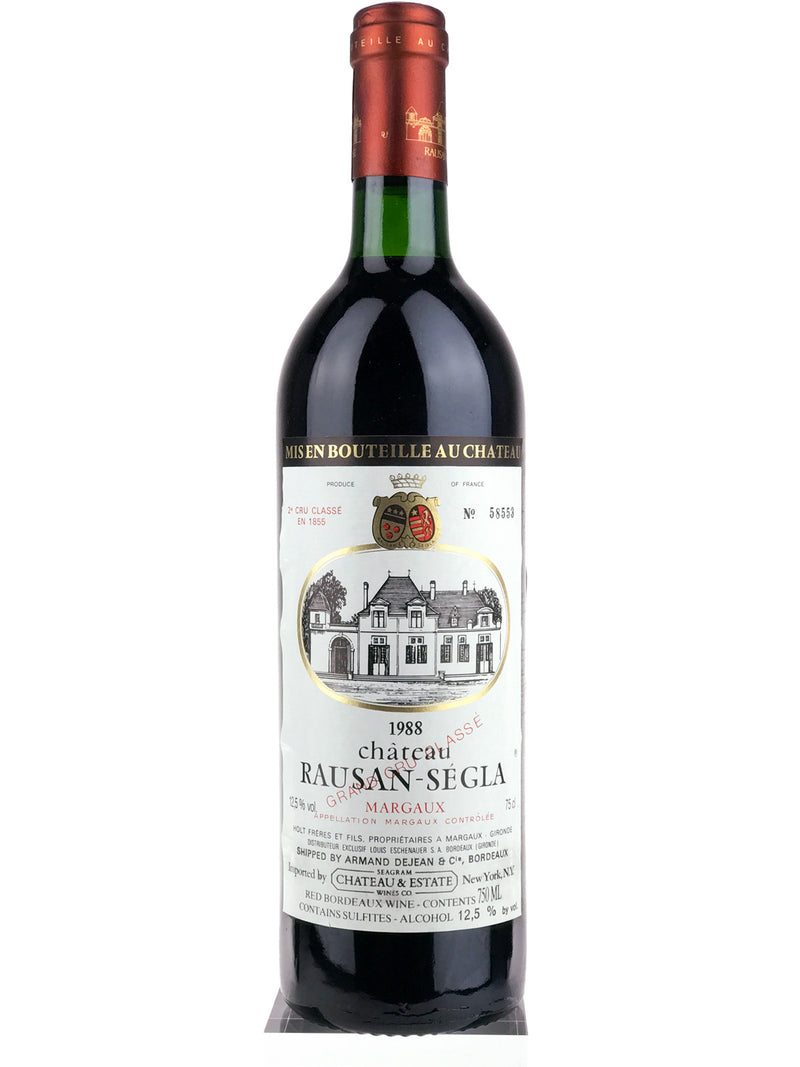 1988 Chateau Rauzan-Segla, Margaux, Bottle (750ml) – Grand