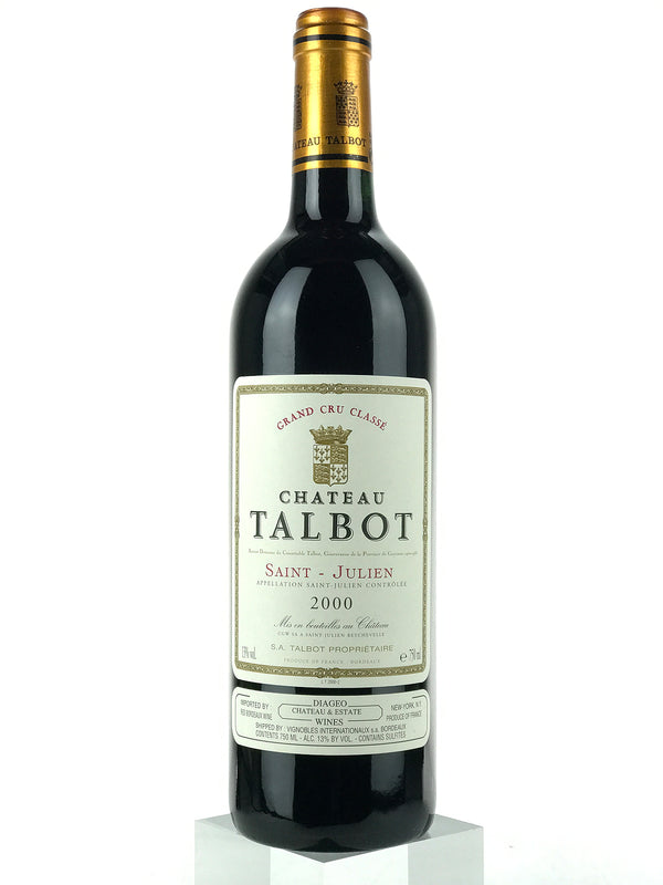 2000 Chateau Talbot, Saint-Julien, Bottle (750ml)