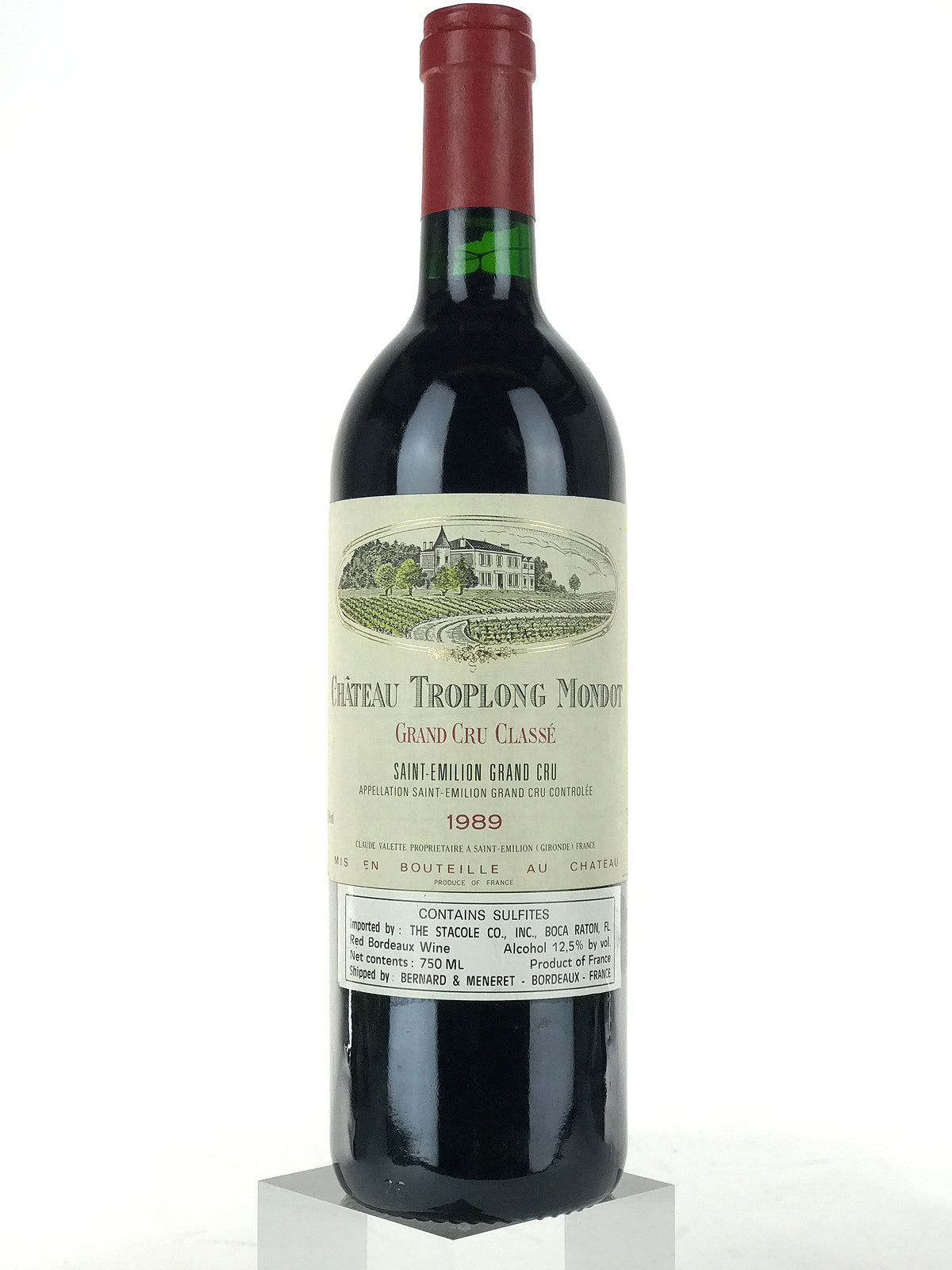 1989 Chateau Troplong Mondot, Saint-Emilion Grand Cru, Bottle (750ml)