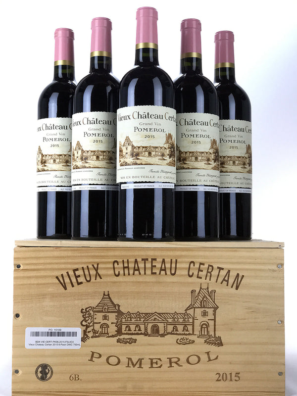 2015 Vieux Chateau Certan, Pomerol, Case of 6 btls