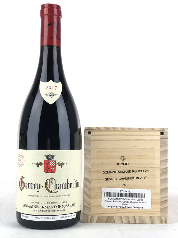 2017 Domaine Armand Rousseau, Gevrey-Chambertin, Bottle (750ml)