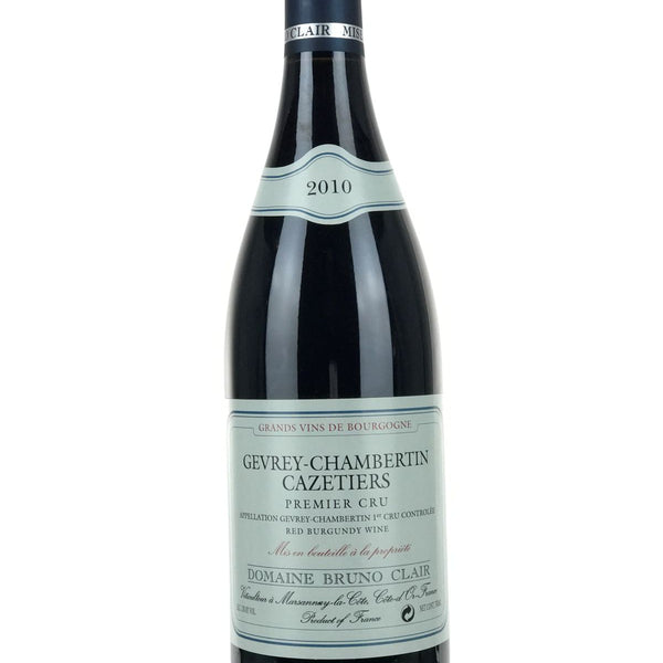 2010 Domaine Bruno Clair, Gevrey-Chambertin Premier Cru, Les Cazetiers