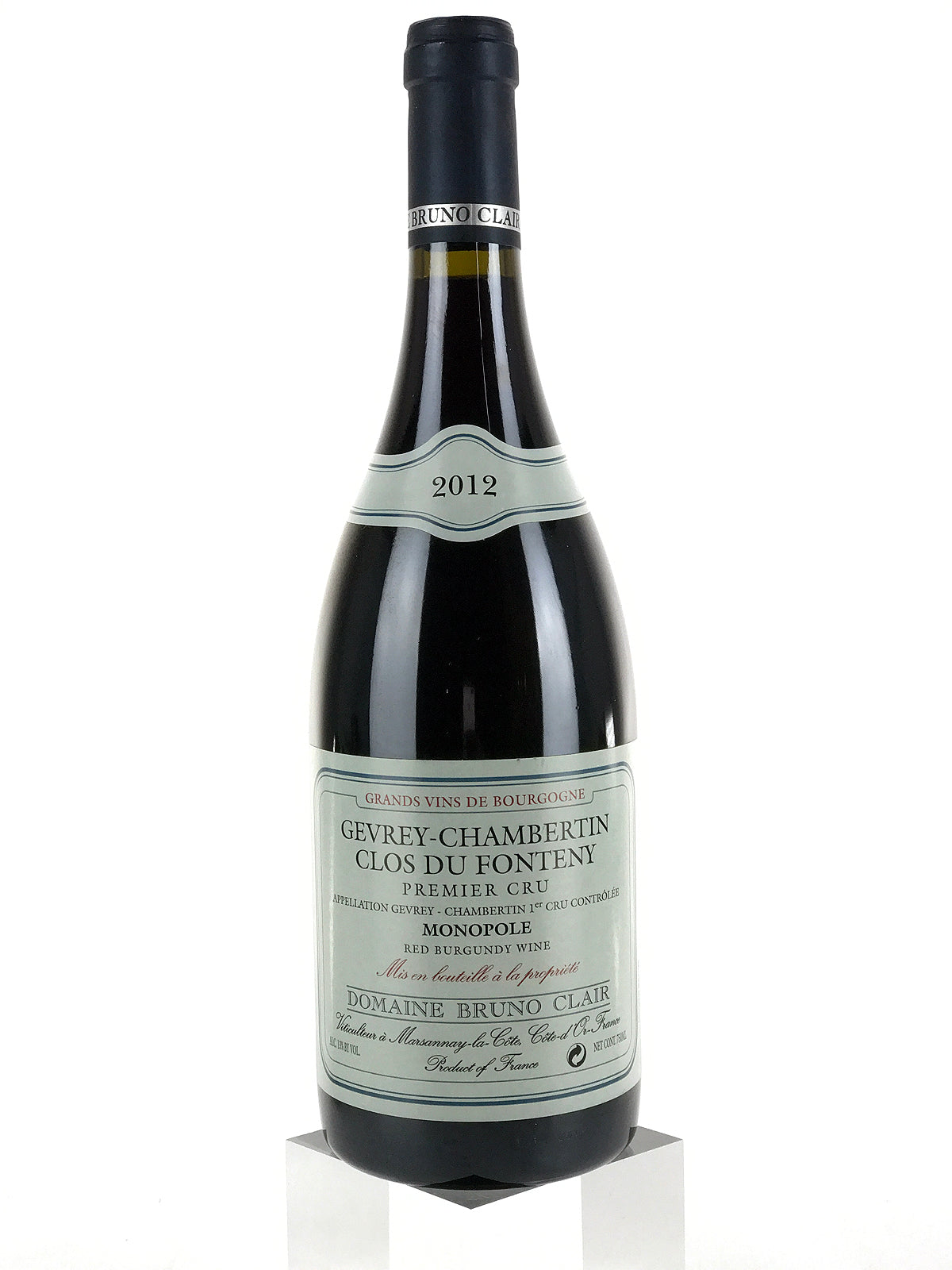 2012 Domaine Bruno Clair, Gevrey-Chambertin Premier Cru, Clos du Fonte