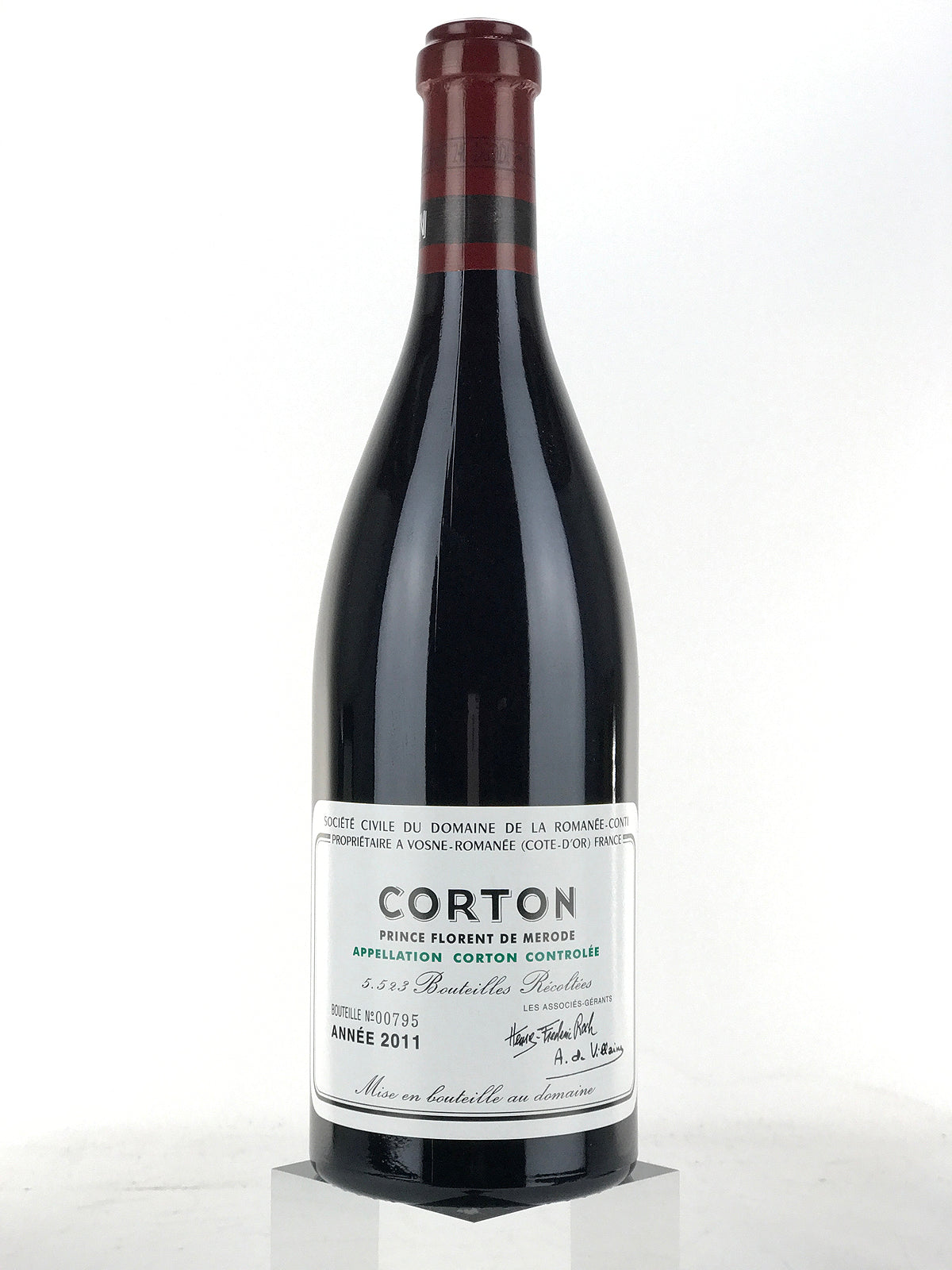 2011 Domaine de la Romanee-Conti, DRC, Corton Grand Cru, Prince Floren